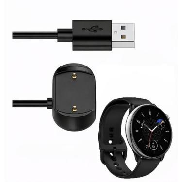 Imagem de Cabo Carregador USB Para Smartwatch Relógio Amazfit GTR Mini - Genéric