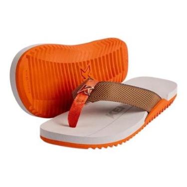 Imagem de Chinelo Kenner Nk6 Masculino Cinza e Laranja-Masculino
