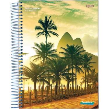Imagem de Caderno Espiral 1/4 Flexivel Brasilidade 48FLS. PCT.C/20 - Jandaia