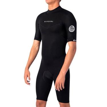 Imagem de Short John Rip Curl Dawn Patrol 2/2 Chest Zip Pre Masculino-Masculino