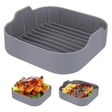 Imagem de Forma de silicone quadrada air fryer / fritadeira elétrica - CLINK