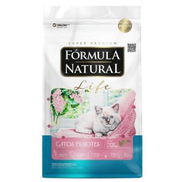 Imagem de Ração Fórmula Natural Super Premium Life pra Gatos Filhotes Sabor Fran