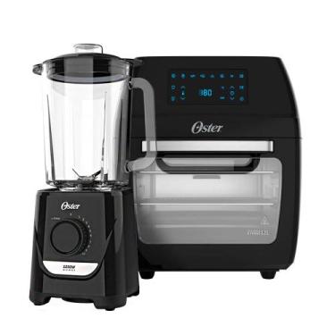 Imagem de Kit Fritadeira Oven Fryer 12L e Liquidificador Power Oster 2,2L, 110V