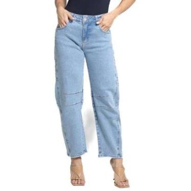 Imagem de Calça Jeans Sawary Barrel - 281768 - Azul 38-Feminino