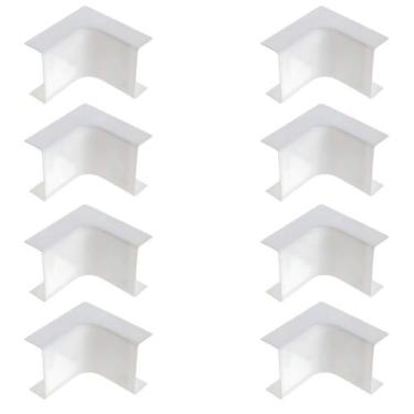Imagem de Kit 8 Cotovelo Interno 50x20 Mata junta Branco Pial 29903X