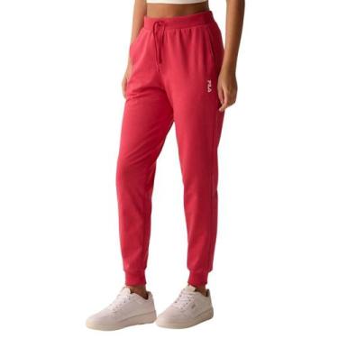 Imagem de Calça Feminina Fila 1258815 Basic Comfort Classic Light, Vermelho, Cer