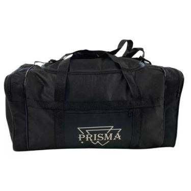 Imagem de Bolsa  sacola de bordo viagem transversal prisma  6, Preto
