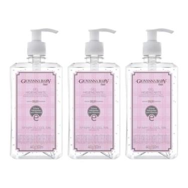 Imagem de Kit C3 Gel Classic Antisséptico Mãos 500ml  Giovanna Baby - Pro Nova I