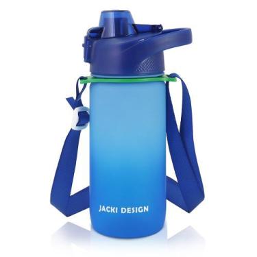 Imagem de Garrafa Vibe 550ml com Alça e Tampa com Vedação - Jacki Design, Azul