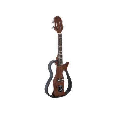 Imagem de Cavaquinho Marquês Vazado Silent Eletroacústico CA-75, CA-75 Castanho