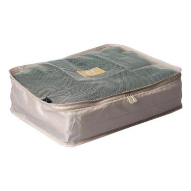 Imagem de Organizador mala de viagem 39,5x30,5 cm creme - Paramount