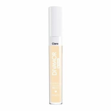 Imagem de Corretivo Líquido HD Skin Efeito Matte Divamor, 3-Claro