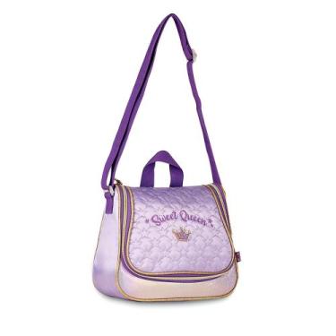 Imagem de Lancheira térmica escolar sweet queen clio infantil sq23061l, Roxo