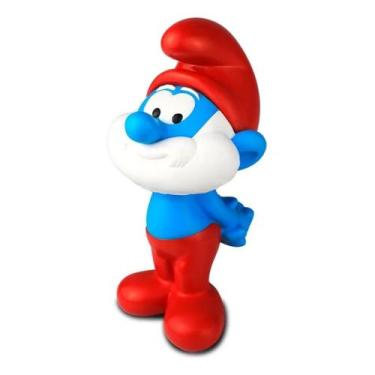 Imagem de Boneco Os Smurfs Papai Smurf Vinil 3107- Cardoso Toys
