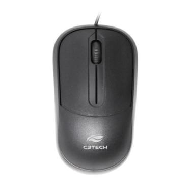 Imagem de Mouse C3 Tech CK-MS-35BK - 1000dpi - USB - C3Tech