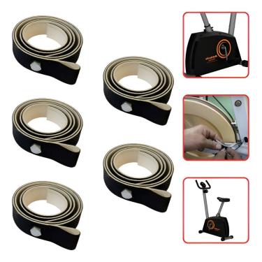 Imagem de kIT 5 Cinta Correia de Freio Com Trava Compatível Para Bicicleta Ergometrica