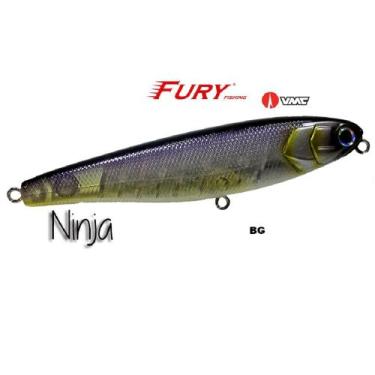 Imagem de Isca Ninja 85 Artificial para pesca da Fury Fishing 8,5cm, Bg, Ninja 8