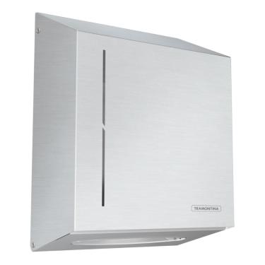 Imagem de Dispenser Papel Toalha Empresarial com Trava Lateral e Acabamento Scotch Brite Inox Tramontina