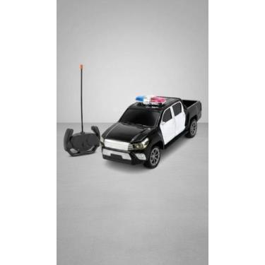 Imagem de Caminhonete Polícia Controle Remoto 4x4 Luzes - Congratulations Store