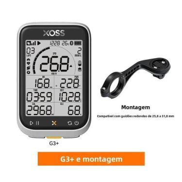 Imagem de Computador De Bicicleta GPS XOSS G3 plus À Prova d'Água Com Medidor De