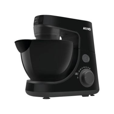 Imagem de Batedeira Planetária Arno Preta 600W Daily - 8 Velocidades, Preto, 110