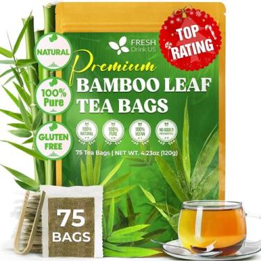 Imagem de Saquinhos de chá FRESHDRINKUS Folha de bambu sem cafeína 75 un.