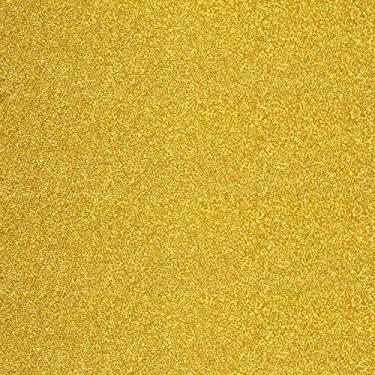 Imagem de Legou Placa em EVA com Glítter,60 X 40 cm,2 mm, Pacote De 10 folhas de espuma, esponja, folhas de espuma artesanais para artesanato faça você mesmo - Amarelo