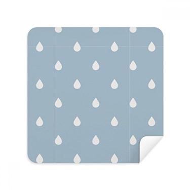 Imagem de Rain Drip Weather Cloud Pattern Glasses Pano Limpador de Tela Tecido de Camurça Pacote com 2