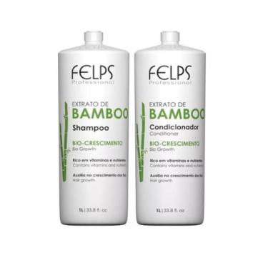 Imagem de Kit Felps Shampoo E Condicionador Extrato De Bamboo 2X1000ml