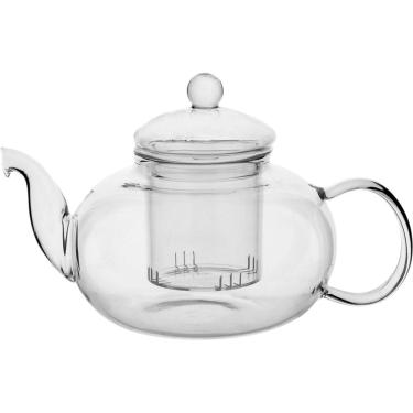 Imagem de CLEAR CHALEIRA 12x13x21cm 600ml BOROSILICATO TRANSP COM INFUSOR