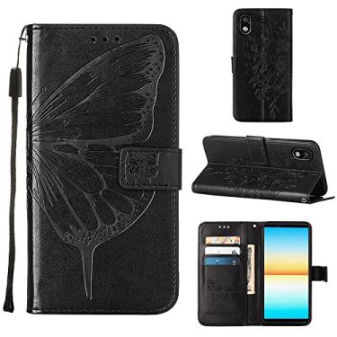 Imagem de YUNCHAO Caixa de telefone Para Sony Xperia ACE III em grau Butterfly Leather Telefone capa para celular