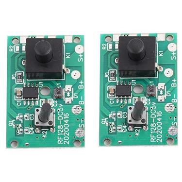 Imagem de Solar Lamp String Circuit Board, 2Pcs Solar Lamp Panel Circuit Board Controller Module with 8 Kinds Light Mode and Switch