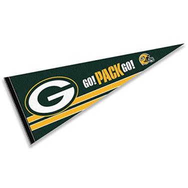 Imagem de WinCraft Bandeira bandeira Green Bay Packers Go Pack Go Pennant