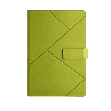 Imagem de A5 B5 Business Notepad Diário de Couro Caderno Diário de Meninas, Verde, A5