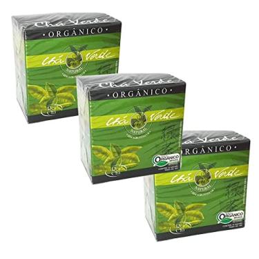 Imagem de Chá Verde Orgânico em sachê Campo Verde 30 sachês 16gr cada