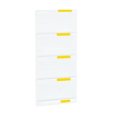 Imagem de Kit 5 Bandejas Para Gondola Canto 196 Flex 60 Branco Fx Amar