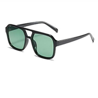 Imagem de Óculos de sol amarelos femininos vintage de luxo superdimensionados femininos óculos de condução óculos de sol modernos tons únicos, preto verde, z