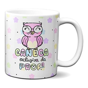 Imagem de Caneca Exclusiva Da Professora Presente Coruja Fofa (Branca)