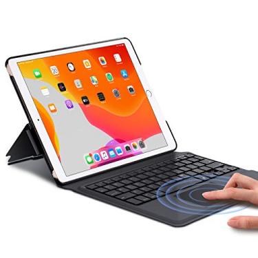 Imagem de Capa de teclado compatível com iPad 10.2/10.5/11, Preto, 10.2/10.5"