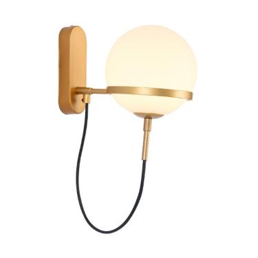 Imagem de Arandela Bora Bora Para 1 Lâmpada Bocal G9 Dourada