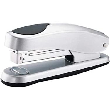 Imagem de REJOON Grampeador de papel pesado de ferro de metal máquina grampeadora economia de trabalho (cor: A)