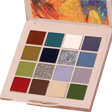 Imagem de Yajun Paleta de verniz de unhas de gel em creme sólido, conjunto de pintura de gel semipermanente de 16 cores com pincéis para unhas, kit de manicure de arte para casa, A, 1,5 g * 16