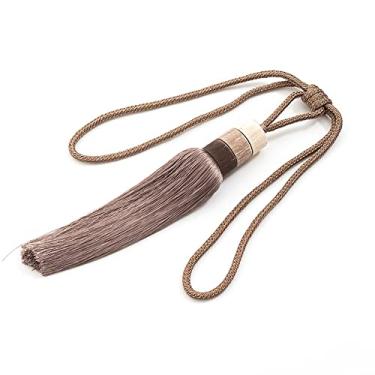 Imagem de Suportes de cortina de cortina de bola pendurada borla bola de suspensão minimalista acessórios de gravatas de cortina de vento, T6,2 PCS