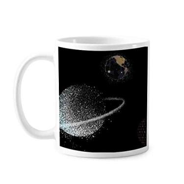 Imagem de Caneca branca Universe Earth Nebulae cerâmica cerâmica xícara de café porcelana louça