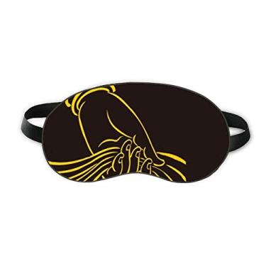 Imagem de Culture Religiion Lenço de Mão Padrão Sono Eye Shield Soft Night Blindfold Shade Cover