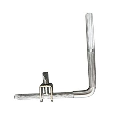 Imagem de UGPLM Suporte de baqueta de tambor para montagem em percussão acessórios de haste de braço de suporte de metal, suporte de montagem de campainha, haste de suporte