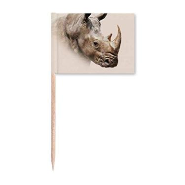 Imagem de Sinalizadores de palito de dente com chifres para orelha, decoração de festa