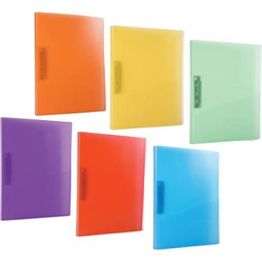 Imagem de Filexec 6192, prendedor de braçadeira, fosco, conjunto de 6, 6 cores sortidas de mirtilo, morango, uva, limão, tangerina