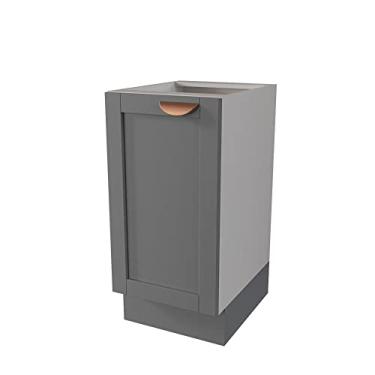 Imagem de Balcão 1 Porta 40cm Sem Tampo Arizona Cabecasa Madeiramadeira Branco/cinza