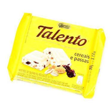 Imagem de Chocolate Talento Caixa C/12 Unid 90G - Cereais E Passas - Garoto